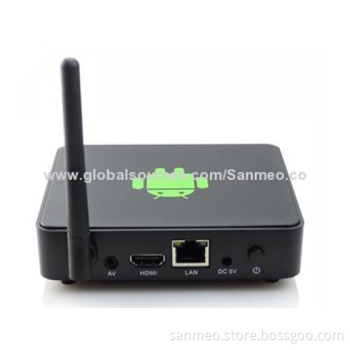 Android Dual-core TV Box, 512-1GB RAM/4-32GB ROM, Wi-Fi, HDMI+OTG+TF, Supports Virtual Keyboard